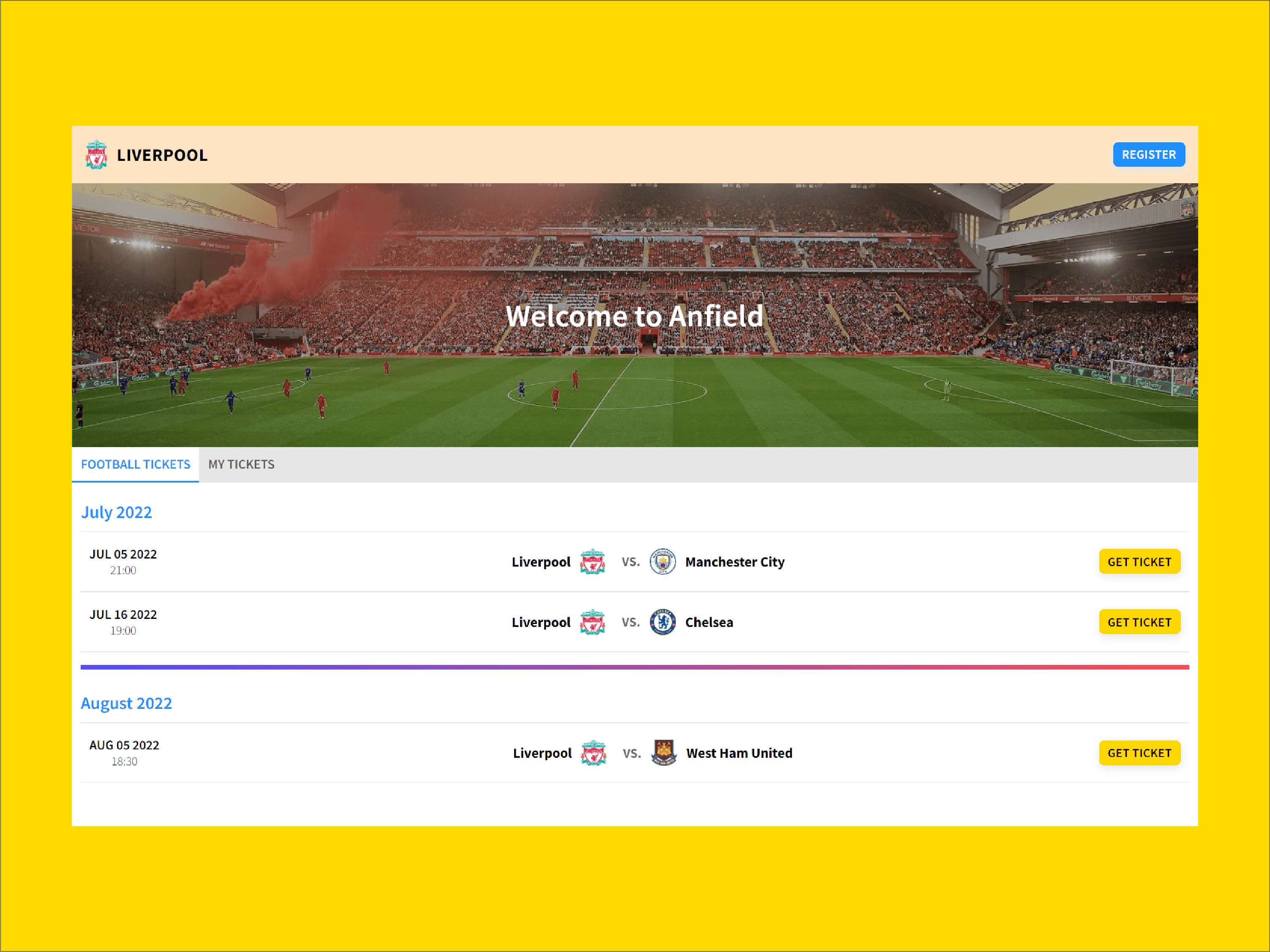 Stadium Ticket Booking System